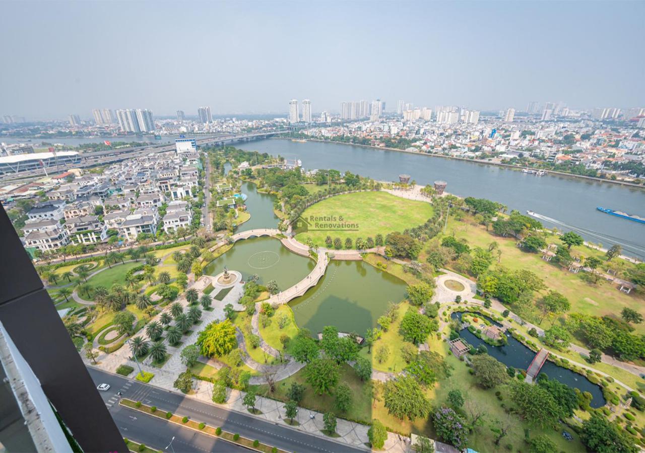 The Vinhomes Central Park Apartments - The Buildings Surrounding Landmark 81 Ho Či Minovo Město Exteriér fotografie